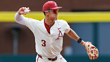 Nolan Souza has been a key contributor for the Arkansas Razorbacks during the 2025 season. 