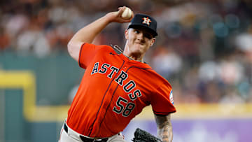 Houston Astros pitcher Hunter Brown
