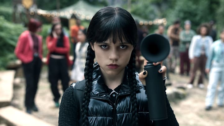 Wednesday. Jenna Ortega as Wednesday Addams in episode 203 of Wednesday. Cr. Courtesy of Netflix © 2025
