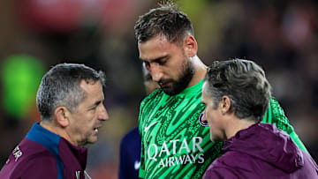 Donnarumma suffered a nasty injury