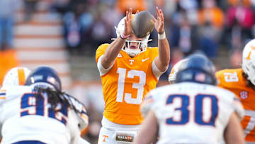 Quarterback Gaston Moore, who transferred in July to USF from Tennessee, has made a positive impression in a short time.