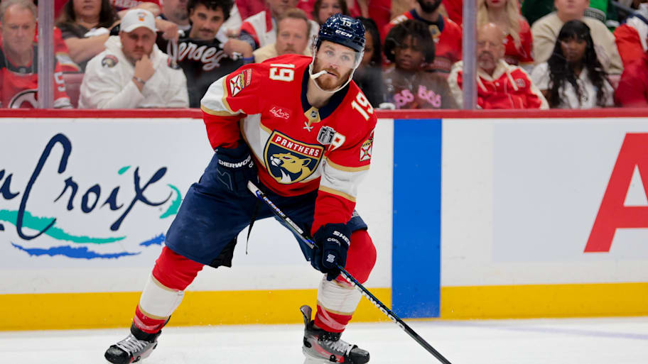 Florida Panthers left wing Matthew Tkachuk underwent offseason surgery.  | Sam Navarro-Imagn Images