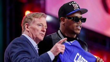 NFL Commissioner points out New York Giants fans to edge rusher Abdul Carter