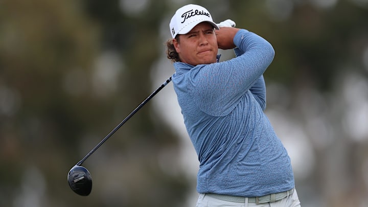 Aldrich Potgieter leads the Mexico Open at VidantaWorld field in driving distance. 