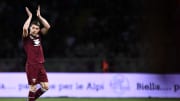 Andrea Belotti of Torino FC gestures during the Serie A...