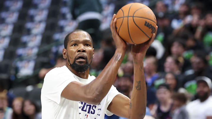 Phoenix Suns star Kevin Durant strained his calf and will be re-evaluated in two weeks.