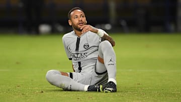 Neymar lors de la rencontre face à Osaka.