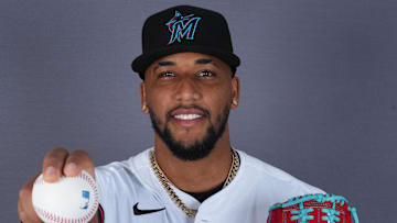 Jupiter, FL, USA;  Miami Marlins pitcher Robinson Pina (81).