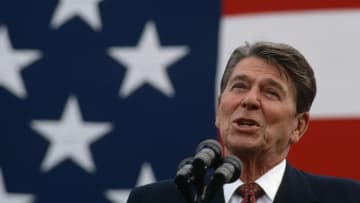 President Ronald Reagan.