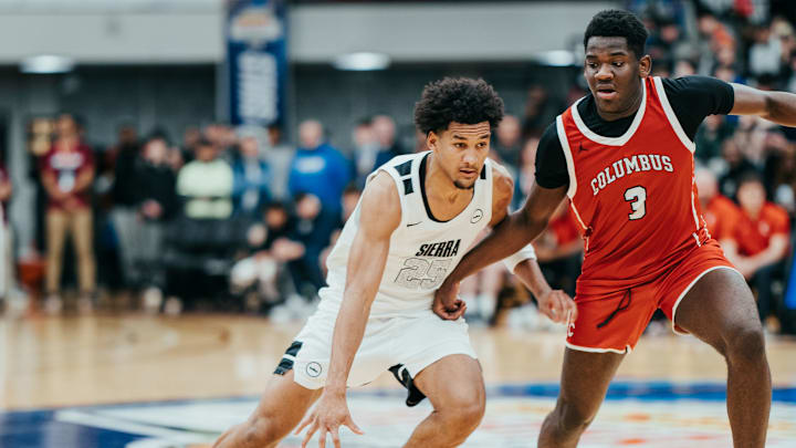 Sierra Canyon's Maxi Adams was stellar in a win over Columbus (FL) at the 2026 Hoophall Classic.
