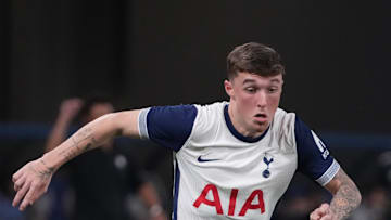 Alfie Devine in action for Spurs this weekend 