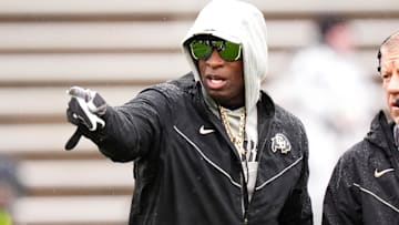 Apr 27, 2024; Boulder, CO, USA; Colorado Buffaloes head coach Deion Sanders during a spring game
