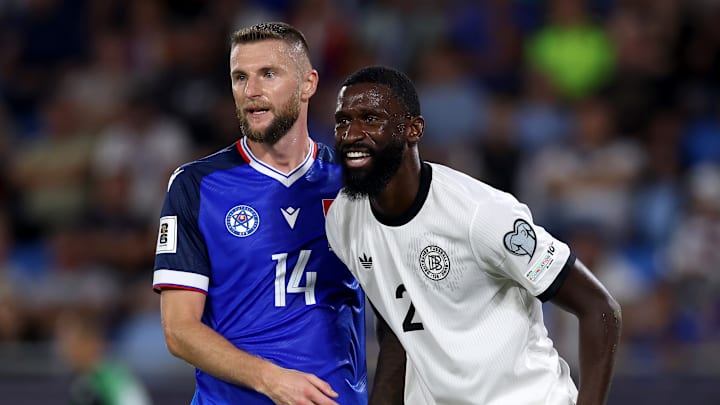 Antonio Rüdiger hatte gegen die Slowakei meist das Nachsehen Antonio Rüdiger hatte gegen die Slowakei meist das Nachsehen