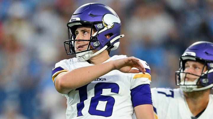 Vikings K Will Reichard faces the Baltimore Ravens in Week 10.