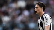 Kenan Yildiz of Juventus FC looks on during the Serie A...