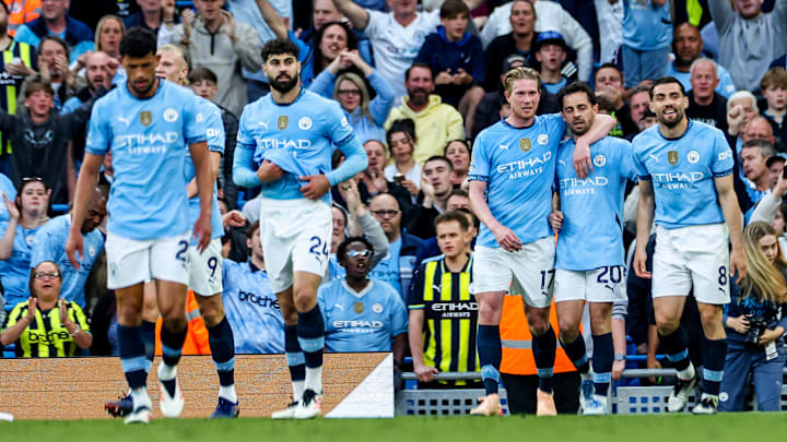Man City are in pole position to join Liverpool and Arsenal in the top three. Man City are in pole position to join Liverpool and Arsenal in the top three.