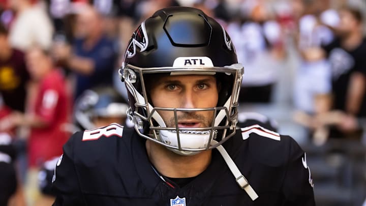 Former Atlanta Falcons quarterback Kirk Cousins against the Arizona Cardinals.
