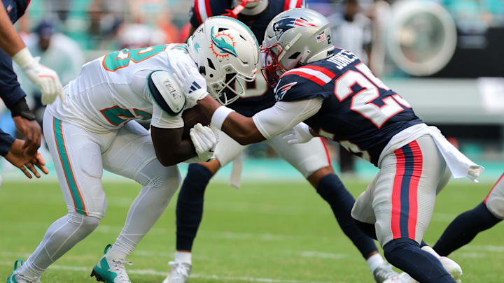 The Dolphins are 1.5-point favorites against the Patriots in Week 2 of the 2025 NFL season.