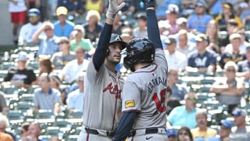 Matt Olson and Travis d'Arnaud powered the Atlanta Braves to a 6-2 win over the Milwaukee Brewers on Wednesday.