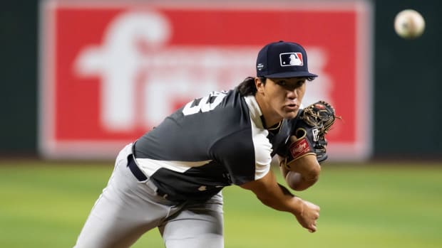 Westminster Christian School pitcher Lazaro Collera.