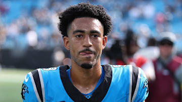 Carolina Panthers quarterback Bryce Young