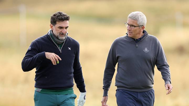Jay Monahan, Yasir Al-Rumayyan - Alfred Dunhill Links Championship 2024