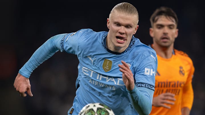 Haaland é o principal homem de referência no setor ofensivo do City Haaland é o principal homem de referência no setor ofensivo do City