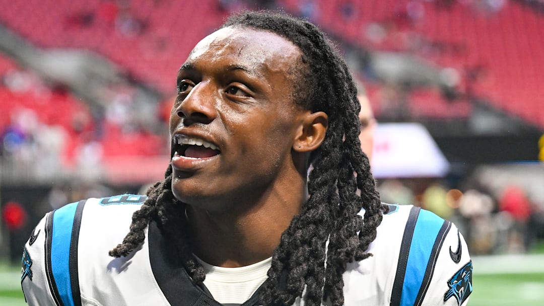 Carolina Panthers cornerback Jaycee Horn Carolina Panthers cornerback Jaycee Horn