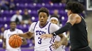 TCU's Vasean Allette during the Colorado game on Saturday, February 2. 