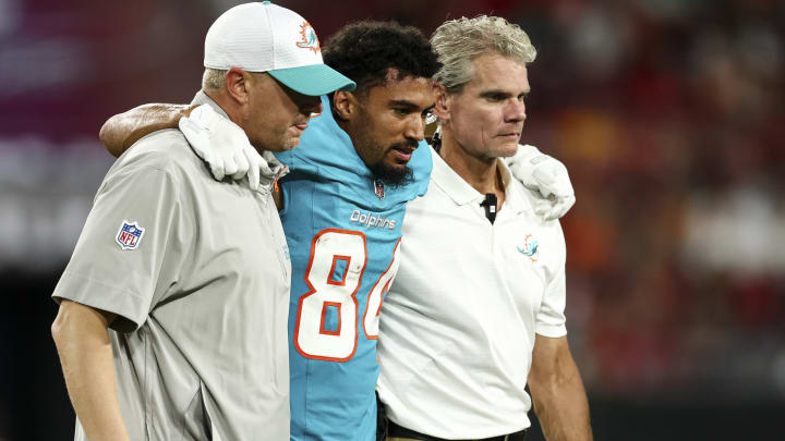 Former Auburn WR Anthony Schwartz addressed his season-ending injury and what it was like wearing a Miami Dolphins jersey