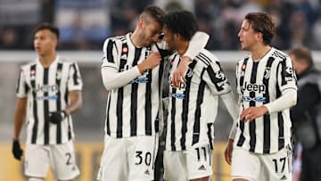 Luca Pellegrini, Rodrigo Bentancur e Juan Cuadrado 