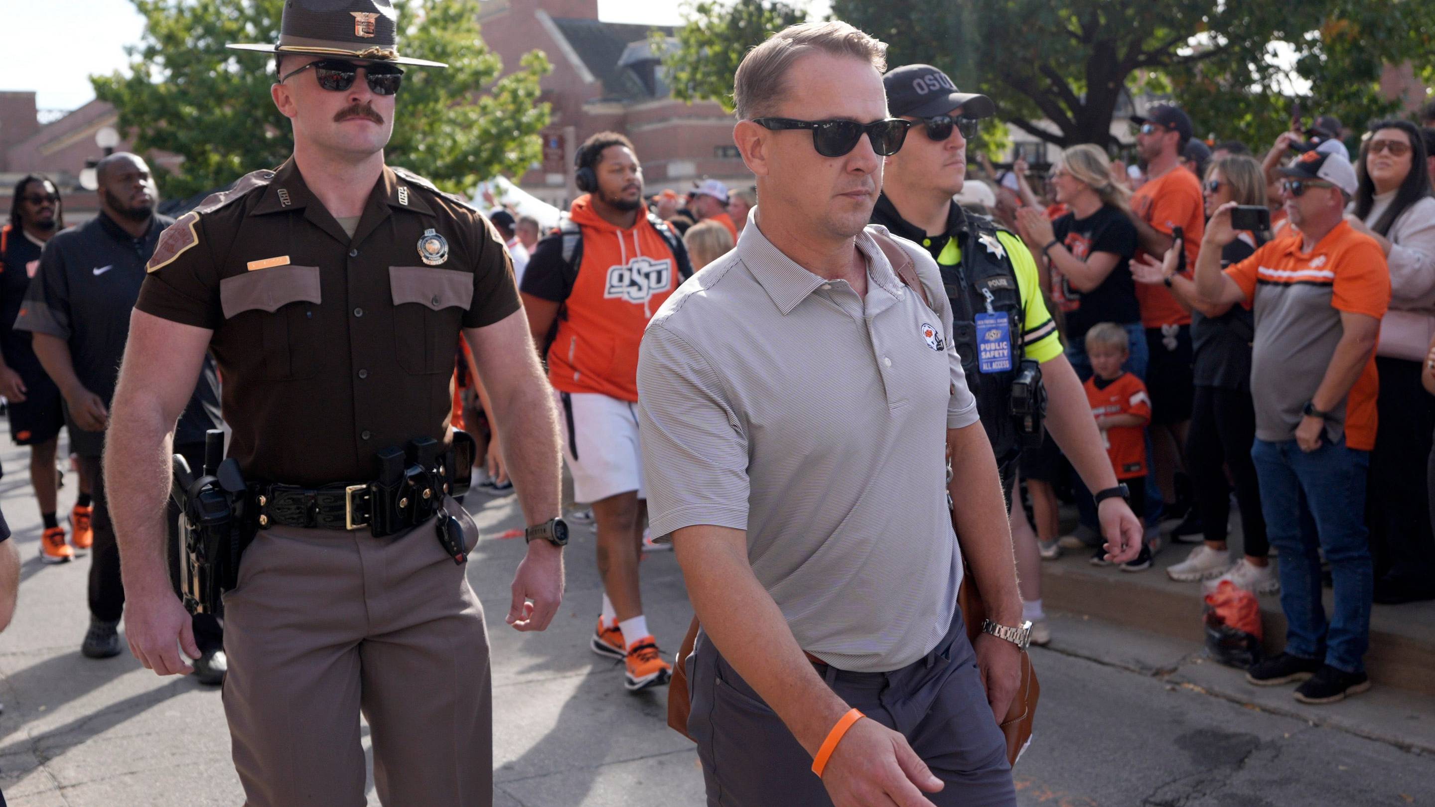 Oklahoma State coach Eric Morris. | USA TODAY Network via Reuters Connect