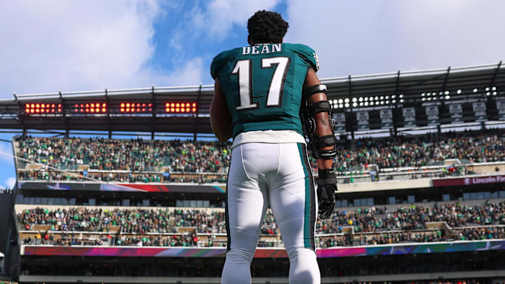 The Philadelphia Eagles won't have Jihaad Campbell in a bigger role with his recent shoulder injury