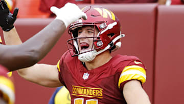Washington Commanders wide receiver Luke McCaffrey 