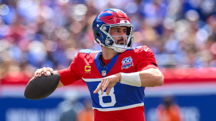 New York Giants quarterback Daniel Jones.