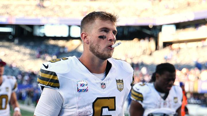 New Orleans Saints quarterback Tyler Shough