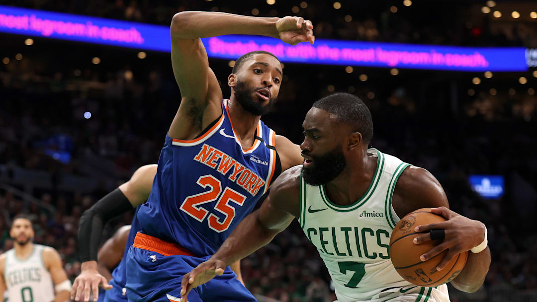 New York Knicks v Boston Celtics - Game One