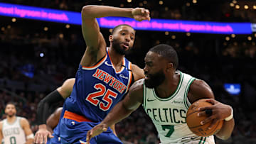 New York Knicks v Boston Celtics - Game One