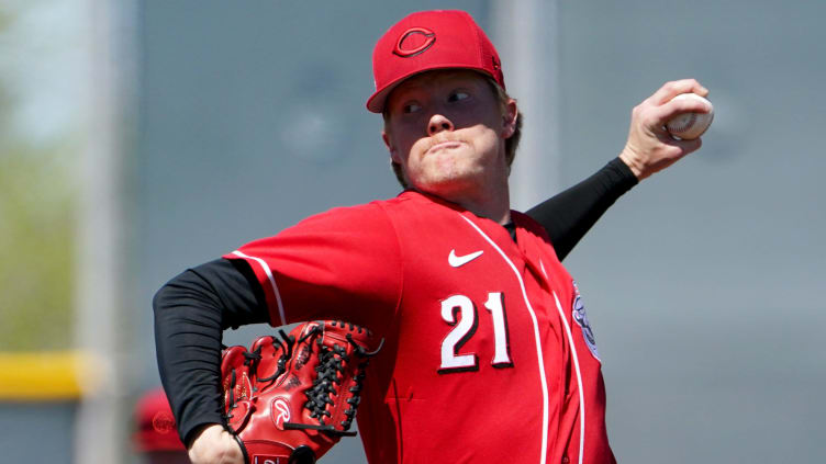 Cincinnati Reds minor league pitcher Andrew Abbott