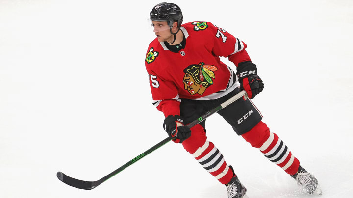 Blackhawks D Alec Regula