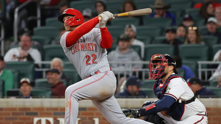 Cincinnati Reds Brandon Drury hit a HR vs. the Atlanta Braves