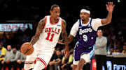 DeRozan fue la gran figura de los Bulls ante los Lakers