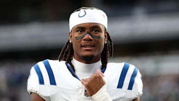 Adonai Mitchell of the Indianapolis Colts