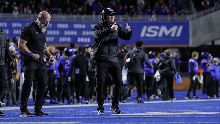 Boise State Broncos head coach Spencer Danielson.