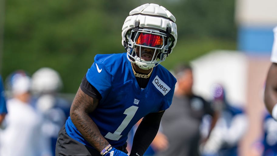 Malik Nabers has been dealing with a toe injury since college.  | Julian Leshay Guadalupe/NorthJersey.com / USA TODAY NETWORK via Imagn Images