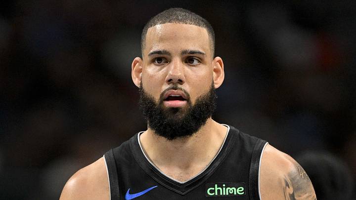 Mar 1, 2026; Dallas, Texas, USA; Dallas Mavericks forward Caleb Martin (16) looks on during the game between the Mavericks and the Thunder at American Airlines Center. Mandatory Credit: Jerome Miron-Imagn Images
