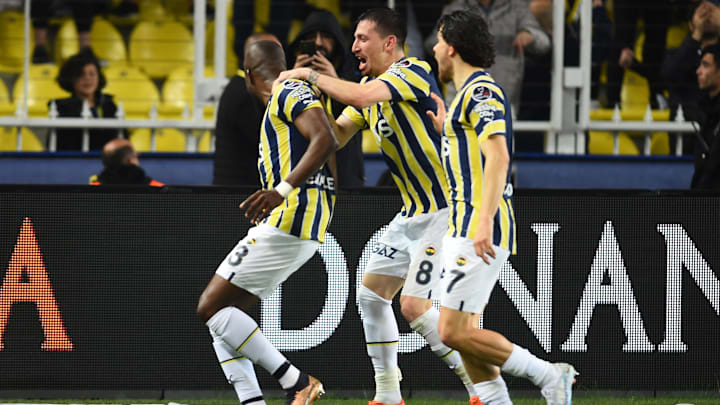 Fenerbahçe oyuncularının gol sevinci