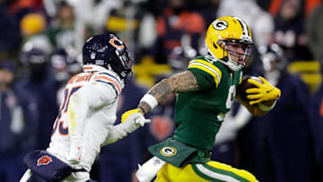 Green Bay's Christian Watson outraces Bears DB C.J. Gardner-Johnson for a touchdown in Sunday's 28-21 Bears loss.