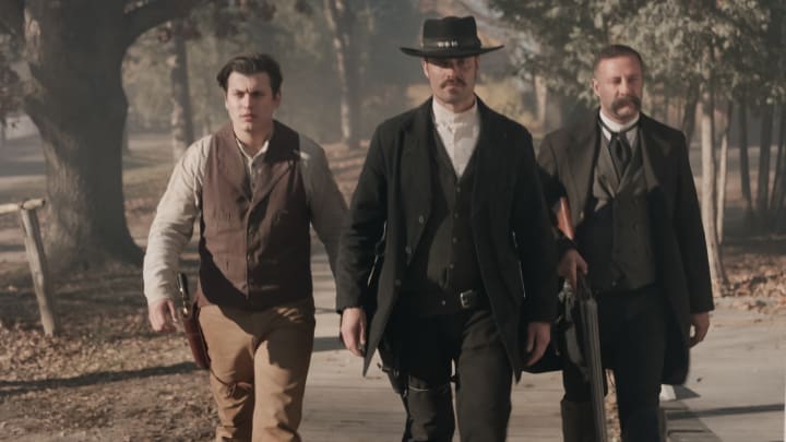 Wyatt Earp and the Cowboy War. Episode 101 of Wyatt Earp and the Cowboy War. Credit: Courtesy of Netflix/© 2024 Netflix, Inc.