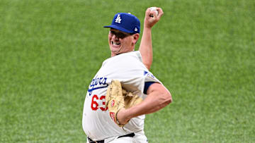 Los Angeles Dodgers pitcher Kyle Hurt